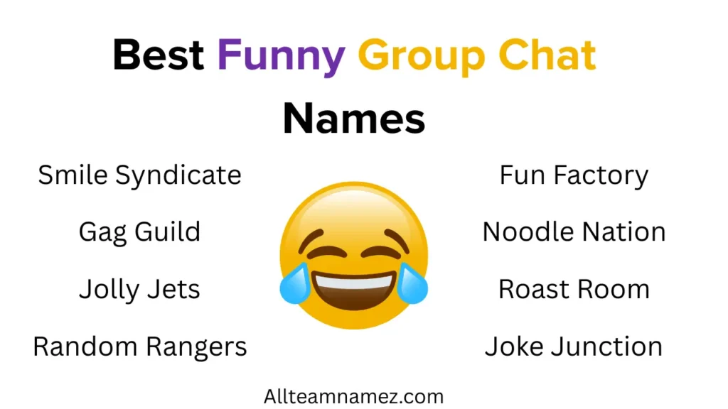 Best Funny Group Chat Names