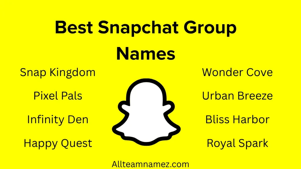 Best Snapchat Group Names