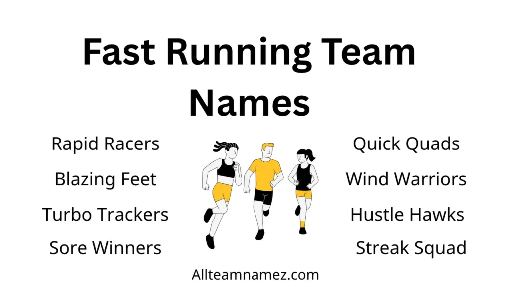 Fast Running Team Names