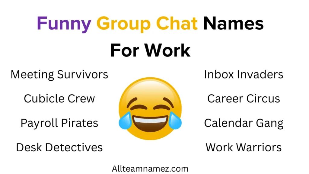 Funny Group Chat Names Work