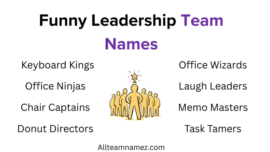 Funny Leadership Team Names