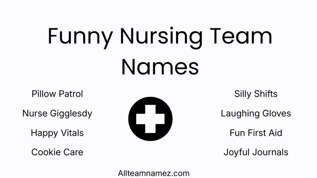 Funny Nursing Team Names