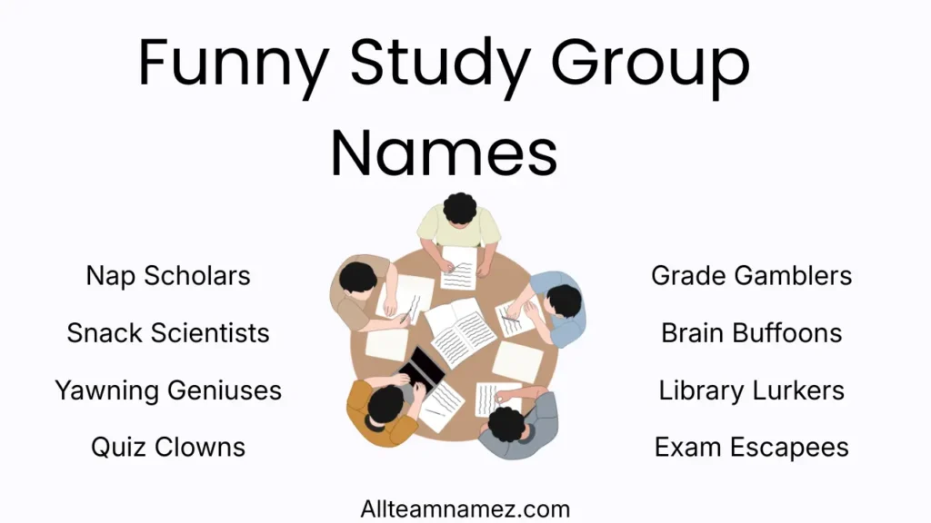 Funny Study Group Names
