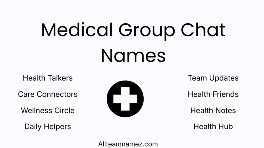 Medical Group Chat Names