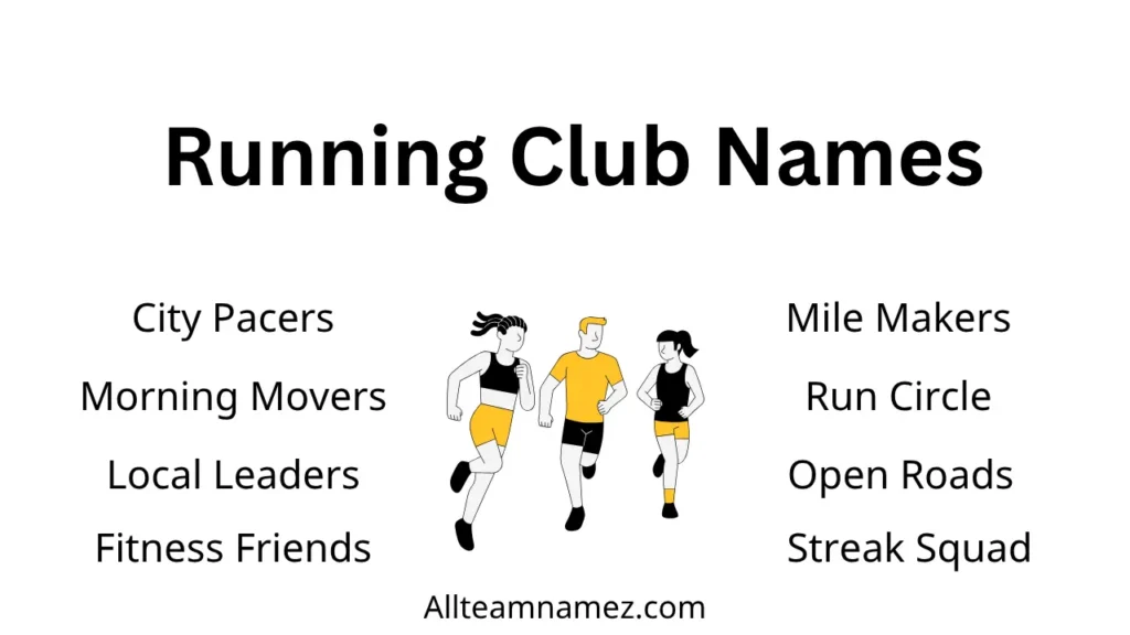 Running club Names
