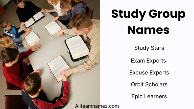 Study Group Names