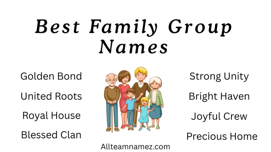 Best Family Group Names