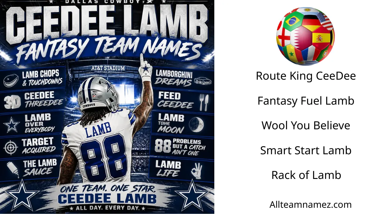 CeeDee Lamb Fantasy Team Names