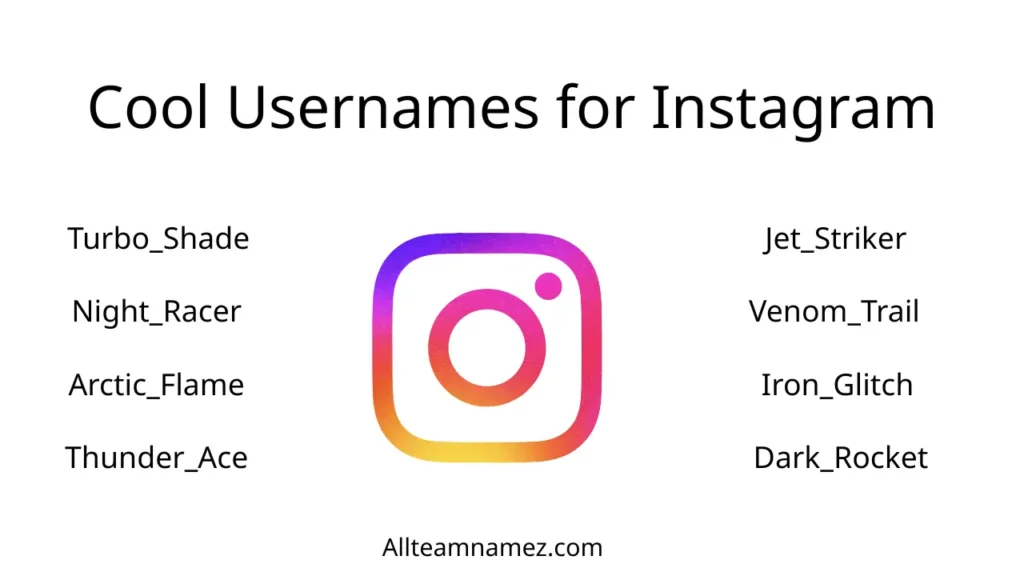 Cool Usernames for Instagram