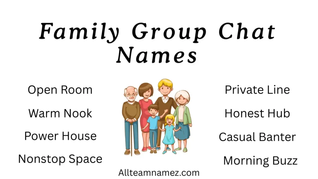 Family Group Chat Names