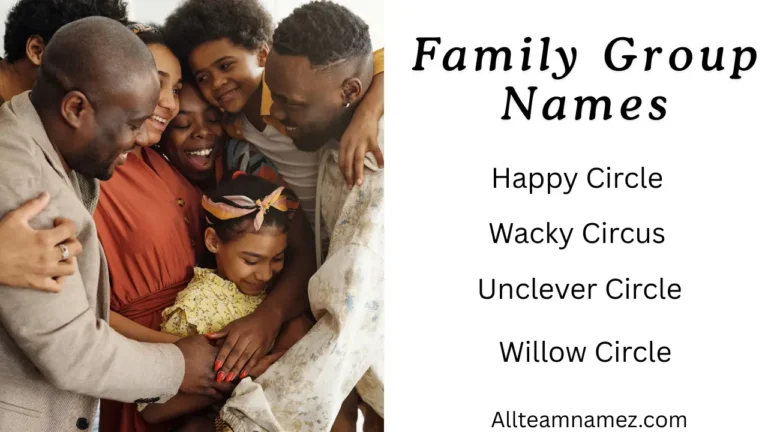 Family Group Names